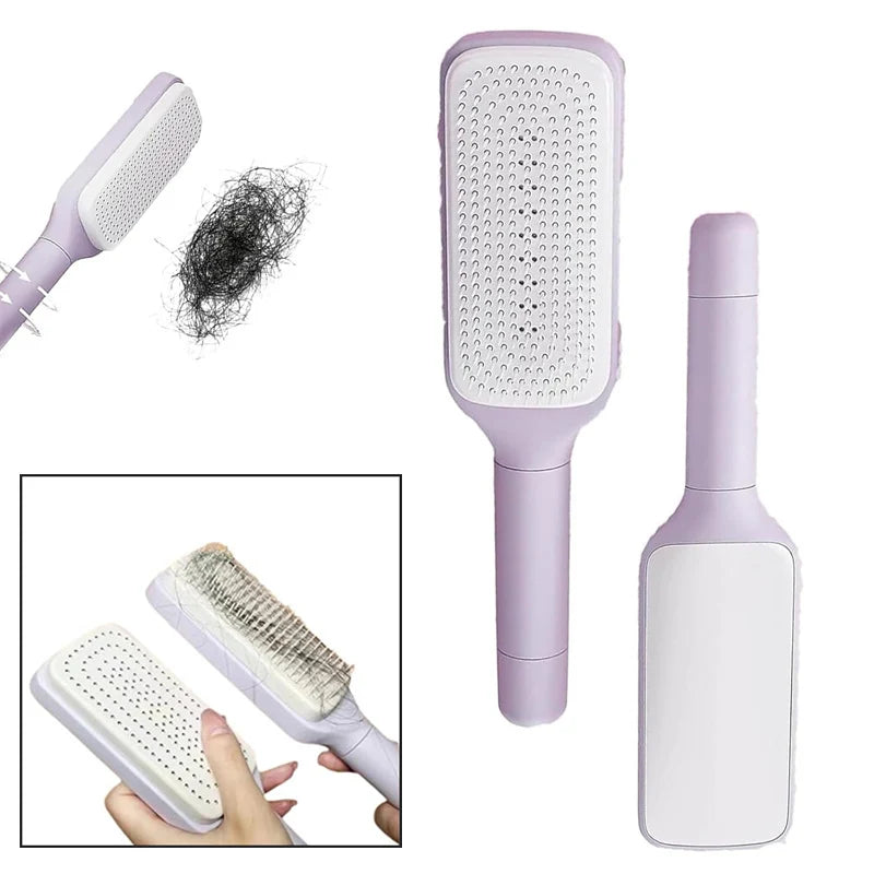 Magic Self-Cleaning Hairbrush