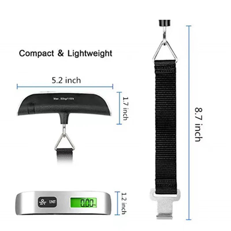 Compact Travel Luggage Scale
